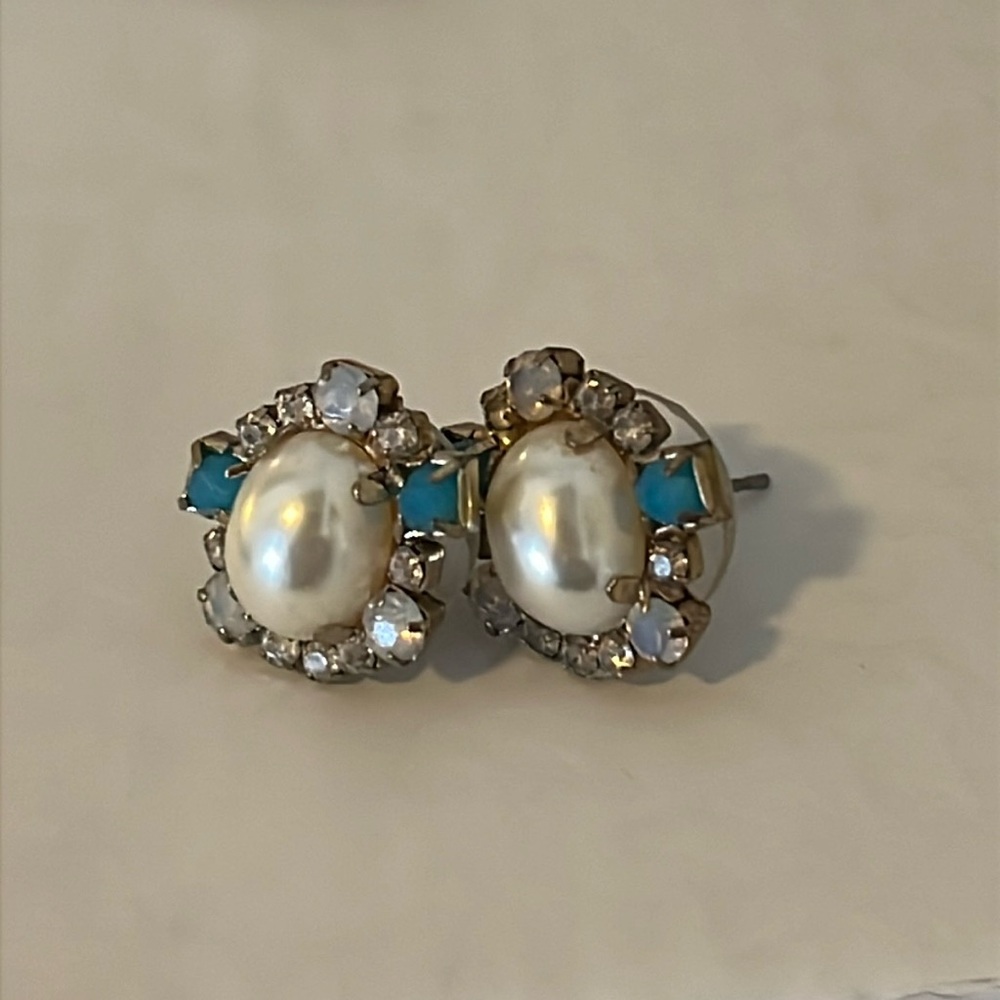 Pearl earrings from Anthro